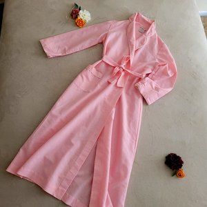 Vintage Pink Candy Stripe Tablots Robe